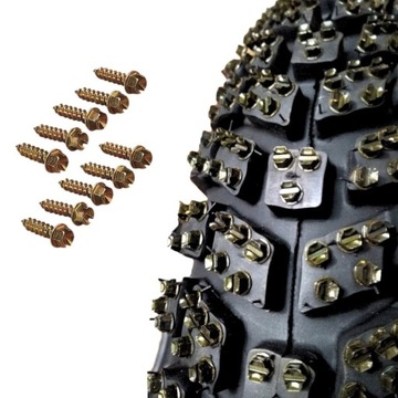 ŚRUBY WKRĘTY KOLCE DO OPON CROSS ENDURO GOLD SCREWS 1/2