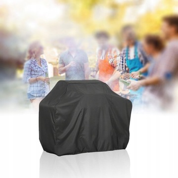 Дождевой газовый гриль с крышкой для барбекю в саду