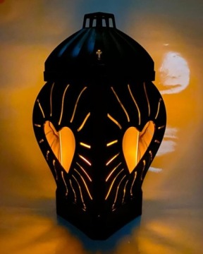 Гламурное Сердце 3D Черный