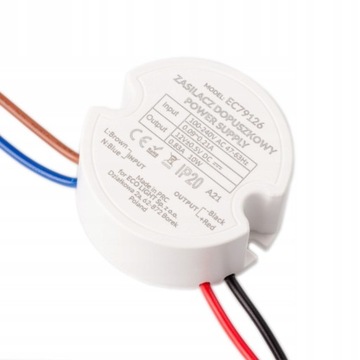 Zasilacz do puszki 0,83A 10W IP20 12V wewnętrzny