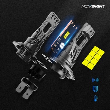 СВЕТОДИОДНЫЕ ЛАМПЫ H7 +800% ОЧЕНЬ МОЩНЫЕ 6500K 1:1 CANBUS