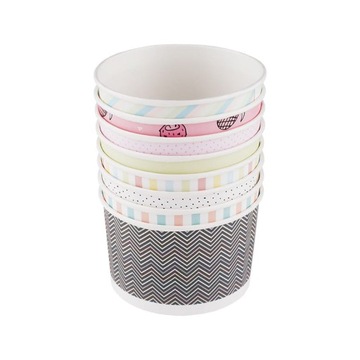 Mix misek papierowych na lody 350 ml 30 szt.