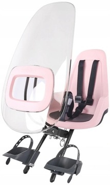 Fotelik rowerowy Go mini 9-15kg PRZÓD+OSŁONA+KASK