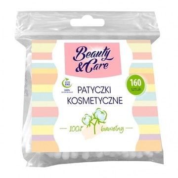 BEAUTY & CARE PATYCZKI KOSMETYCZE 160 SZTUK