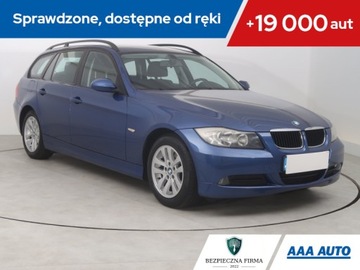 BMW Seria 3 E90-91-92-93 Touring E91 2.0 318d 143KM 2008 BMW 3 318 d, Klima ,Bezkolizyjny, Parktronic,ALU