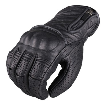 WOLF RĘKAWICE MOTOCYKLOWE ZE SKÓRY MUCA BLACK M