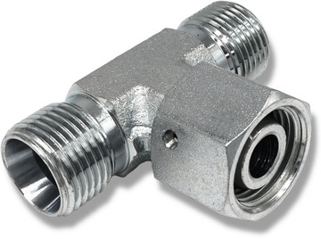 ZŁĄCZE TRÓJNIK HYDR. Z NAKRĘTKĄ TYP BAB 22/22/22