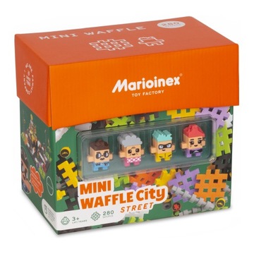 KLOCKI MINI WAFLE CITY MIASTO MARIOINEX 248 EL.