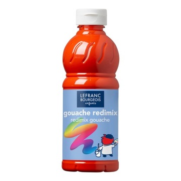 FARBA PLAKATOWA TEMPERA 500ML CZERWONA L&B