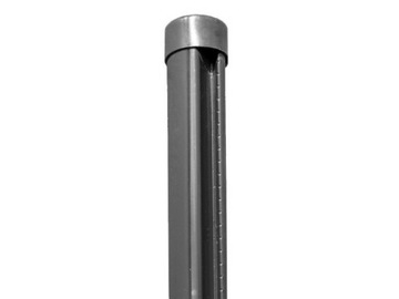 SŁUPEK Ø 48mm do siatki zgrzewanej ANTRACYT