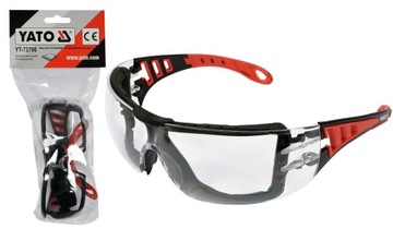 Okulary ochronne bezbarwne z paskiem Yato YT-73700