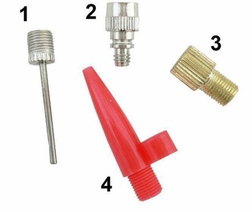 ZESTAW KOŃCÓWEK ADAPTERÓW DO POMPKI ROWER 68393