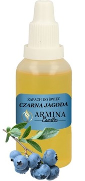 ZAPACH DO ŚWIEC PARAFINY WOSKU CZARNA JAGODA 30 ML