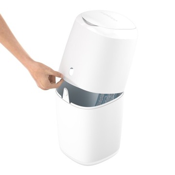 ANGELCARE Корзина-контейнер для подгузников Белый + Вставка