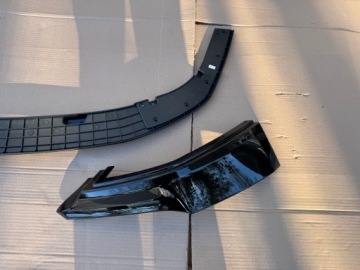 Front Lip BMW 5 E60 E61 03-10 BLACK stiliaus E60101 – nuotrauka 8