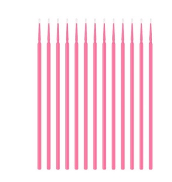 Microbrush mikroaplikatory 100szt RÓŻOWY M 2MM