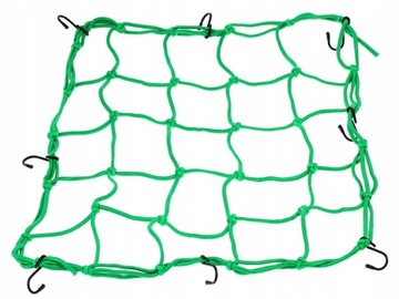 SIATKA BAGAŻOWA NA MOTOR KASK PAJĄK MOTOCYKL 40x40