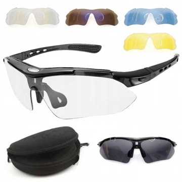 ROCKBROS OKULARY ROWEROWE SPORTOWE NA ROWER POLARYZACYJNE UV400 POLARYZACJA