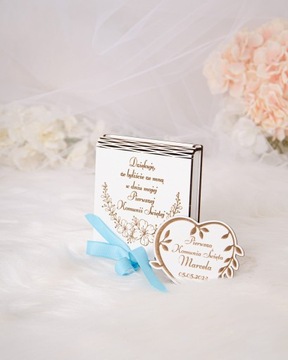 Podziękowanie i magnes Pierwsza Komunia Święta