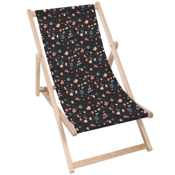 Leżak Drewniany Klasyczny na Balkon Taras Leżaki Plażowe Terrazzo Producent