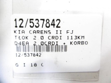 CARENS II PÍST 2,0CRDI + OJNICE