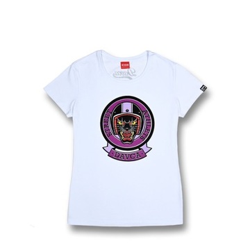 TW_02_08_XL DAVCA T-SHIRT DAMSKI BIAŁY STREET ATHLETS S