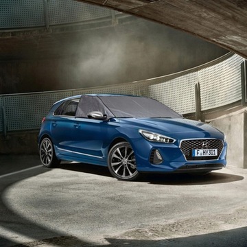 HYUNDAI I30 III 17- OSŁONA NA SZYBĘ CZOŁOWĄ I PRZENIE BOCZNE