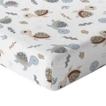 PRZEŚCIERADŁO DO ŁÓŻECZKA 120x60 Z GUMKĄ GRUBA BAWEŁNA 100% PRODUKT POLSKI