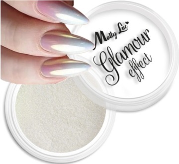 PYŁEK DO PAZNOKCI GLAMOUR EFFECT PERŁOWY ZŁOTY 02