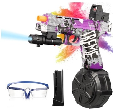 Elektryczny pistolet NA kulkI ŻELOWE JM-X2 TRYB ręczny i automatyczny