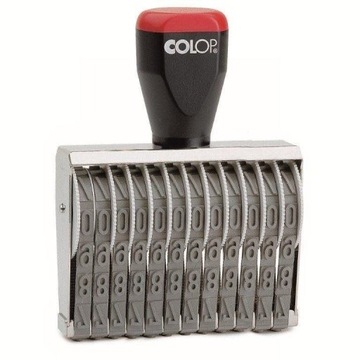 Ręczny numerator ustawiany 09012 12 cyfr 9mm