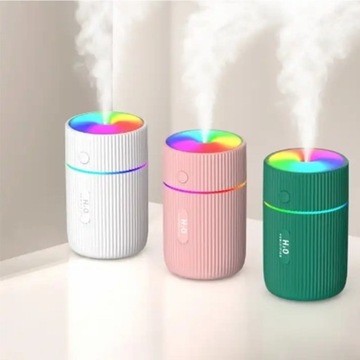Nawilżacz Powietrza Dyfuzor Zapachowy Lampka Led Kompaktowy Rozmiar