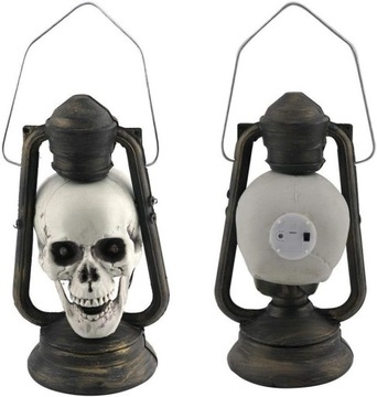 ФОНАРЬ ДЛЯ ХЭЛЛОУИНА, СВЕТОДИОДНАЯ СТАТУЭТКА ЧЕРЕПА, УКРАШЕНИЯ ДЛЯ ХЭЛЛОУИНА