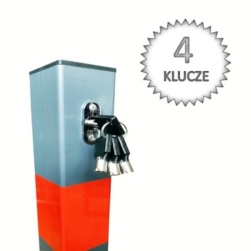 Стойка парковочного замка, складная, с ключом, 65 см