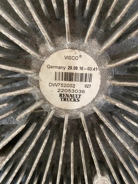 VISCO VENTILÁTOR RENAULT RANGE T 22053036
