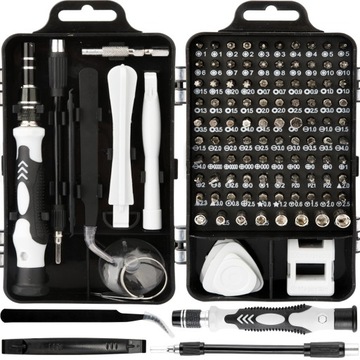 ZESTAW PRECYZYJNYCH ŚRUBOKRĘTÓW 115w1 TORX WKRĘTAK
