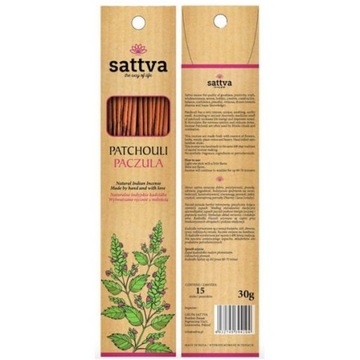 Kadzidła Sattva Patchouli Paczula