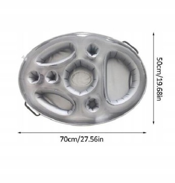 Надувной овальный гидромассажный бассейн OZY5 1 л