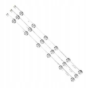 3x Taśmy LED, Komponenty TV do telewizora LCD