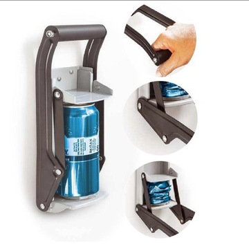 Дробилка/Smasher металлических банок, сверхмощная настенная дробилка алюминиевых банок