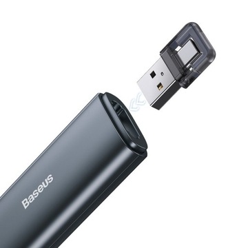 BASEUS WIELOFUNKCYJNY WSKAŹNIK LASER DO PREZENTACJI PILOT DO LAPTOPA USB-C