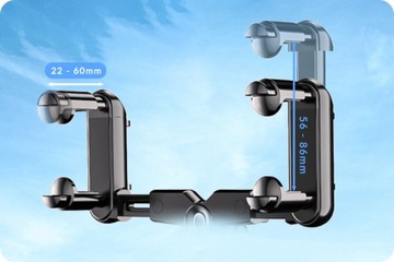 ПРОЧНЫЙ ДЕРЖАТЕЛЬ АВТОМОБИЛЬНОГО ТЕЛЕФОНА, УСТАНОВЛЕННЫЙ НА ПОВОРОТНОМ ЗЕРКАЛЕ ЗАДНЕГО ВИДА