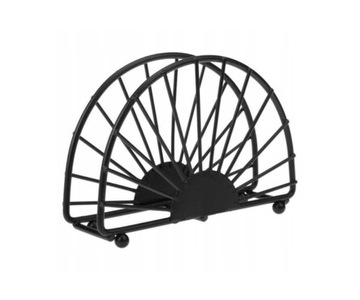 SERWETNIK ETTO GALICJA metal czarny mat 26901