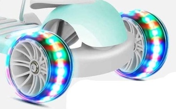 Трёхколесный светодиодный самокат 5 в 1 MINT KIDSTAR