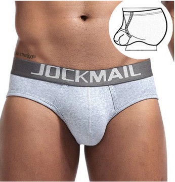 B216 Męskie slipy efekt PUSH-UP - JOCKMAIL - M