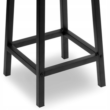 HOKER BAROWY KUCHENNY STOŁEK KRZESŁO TABORET WYSOKI METALOWY LOFTOWY 65 cm