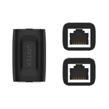 Connector Unitek RJ45 (F) - RJ45 (F) Cat.6 1 Гбит / с баррель