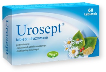 Urosept, tabletki drażowane, 60 szt.