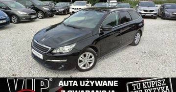 Peugeot 308 II SW 1.2 PureTech 110KM 2014 Peugeot 308 1.2i 110 kM Klima Nawigacja Temp LED Bluetooth Serwis GWARANCJA