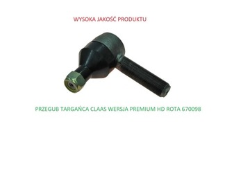 GAŁKA TARGAŃCA CLAAS 670098 Gwint M16x1,5 ROTA MOCNA PREMIUM HD